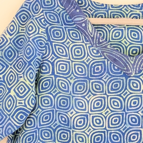 2/$35 Sale BOHO Top/Beach Cover up Size L Euc - Picture 5 of 8